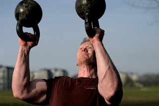 double BU press All About Kettlebells