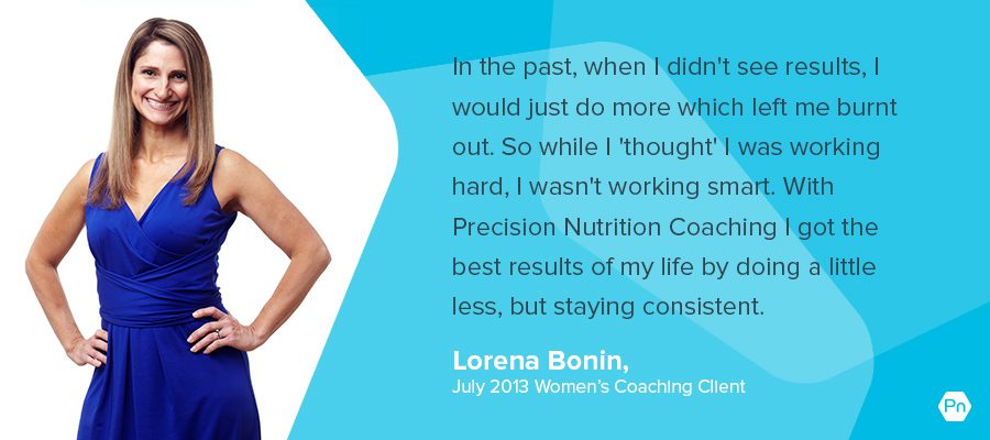 Precision Nutrition Coaching - Lorena