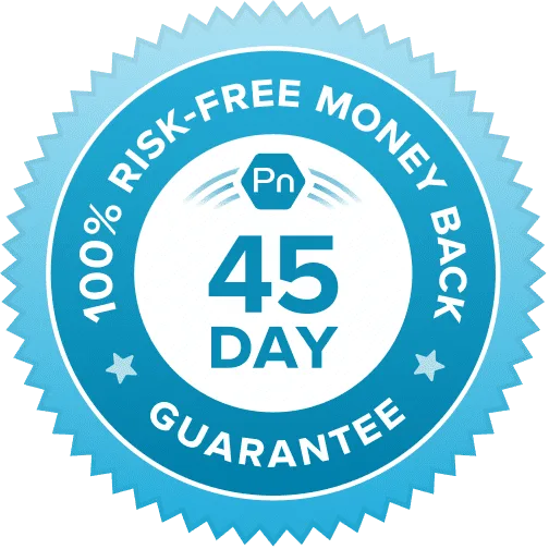100% Risk-Free 45-Day Money-Back Guarantee