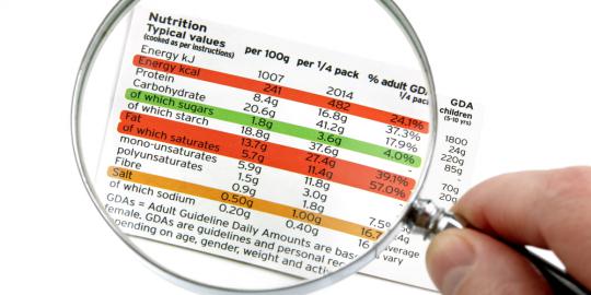 Resultado de imagem para label nutrition variation