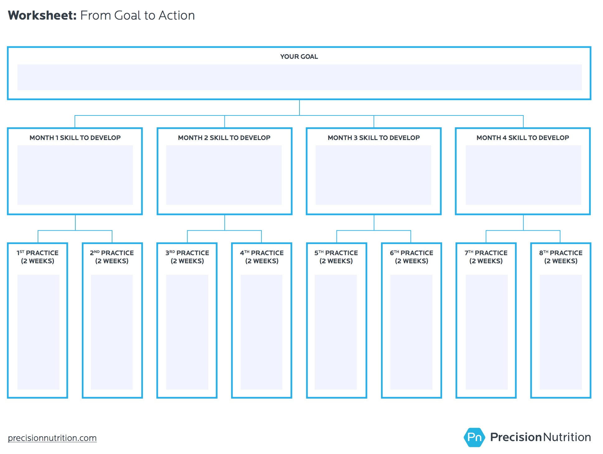 worksheet-goal-to-action